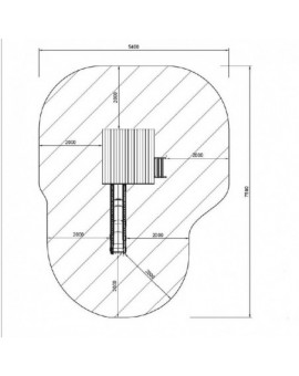 Parque infantil MASGAMES TIBIDABO L techo de madera