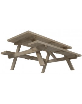 Mesa de picnic infantil BRAM