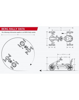 Coche de pedales BERG Rally DRT Yellow BFR-3