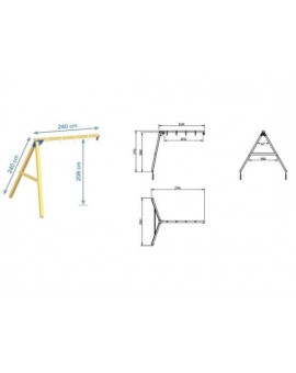 Parque infantil MASGAMES BELVEDERE L con Challenger