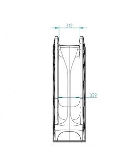 Rampa de tobogán MASGAMES XL (altura 150 cm)