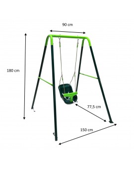 Columpio individual MASGAMES BABOL con asiento bebé