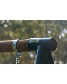 Columpio de madera redonda MASGAMES KADI L Deluxe + asiento bebé