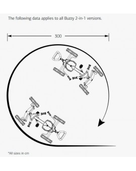 Coche de pedales BERG Buzzy Bloom 2 en 1