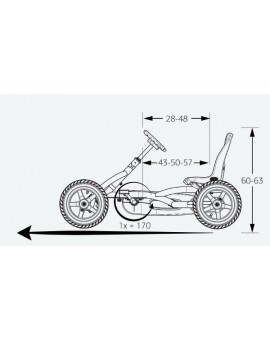 Coche de pedales BERG Buddy Lua