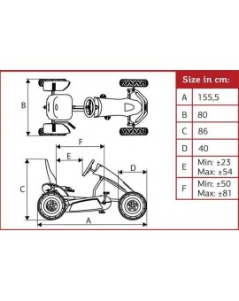 Kart de pedales BERG Black Edition BFR-3