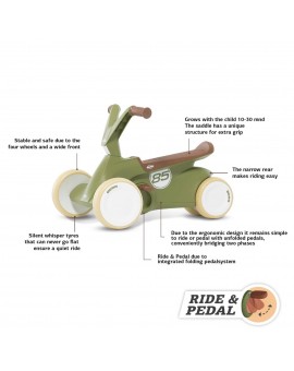 Correpasillos BERG GO2 Retro Green