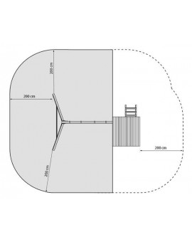 Parque infantil MASGAMES BELVEDERE L con columpio