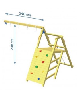 Parque infantil MASGAMES BELVEDERE L con Challenger