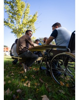 Mesa de picnic adaptada MASGAMES LYON