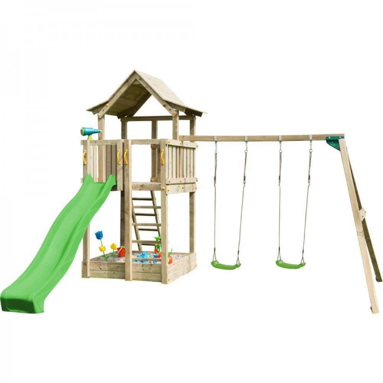 Parque infantil MASGAMES PAGODA XL con columpio