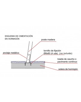 Columpio de madera MASGAMES Draco asientos mixtos