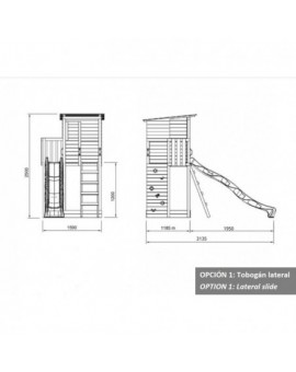 TAGA Playground with double swing