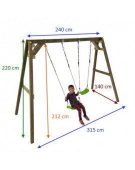 MASGAMES XYLO swing with baby seat