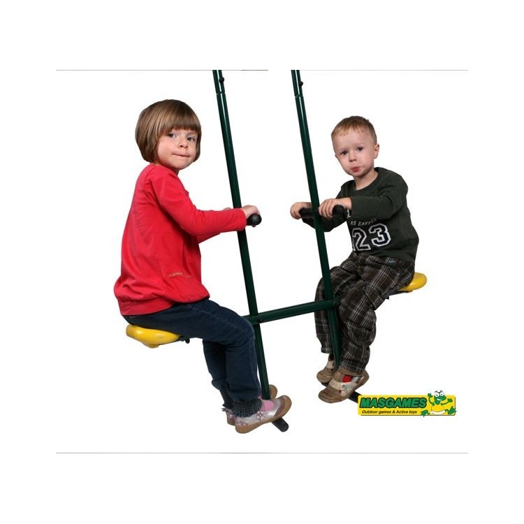 MASGAMES "Face to face" double swing seat for square wood