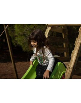 MAUNA LOA square wooden swing slide set