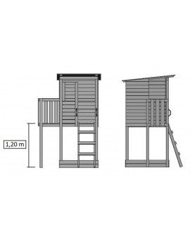 TAGA Playground with double swing
