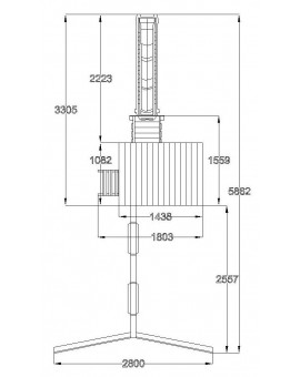 TAGA Playground with double swing