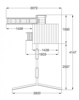 TAGA Playground with double swing