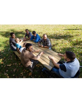 LYON picnic table adapted