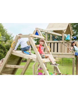 Parque infantil BEACH HUT L con columpio individual