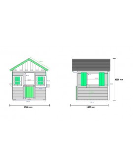 Maisonnette LOLLIPOP Vert