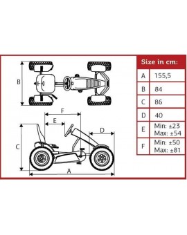 Kart de pedales BERG X-Plore BFR