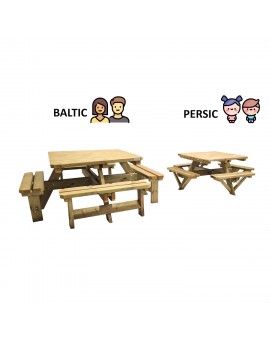 Mesa de picnic infantil MASGAMES PERSIC