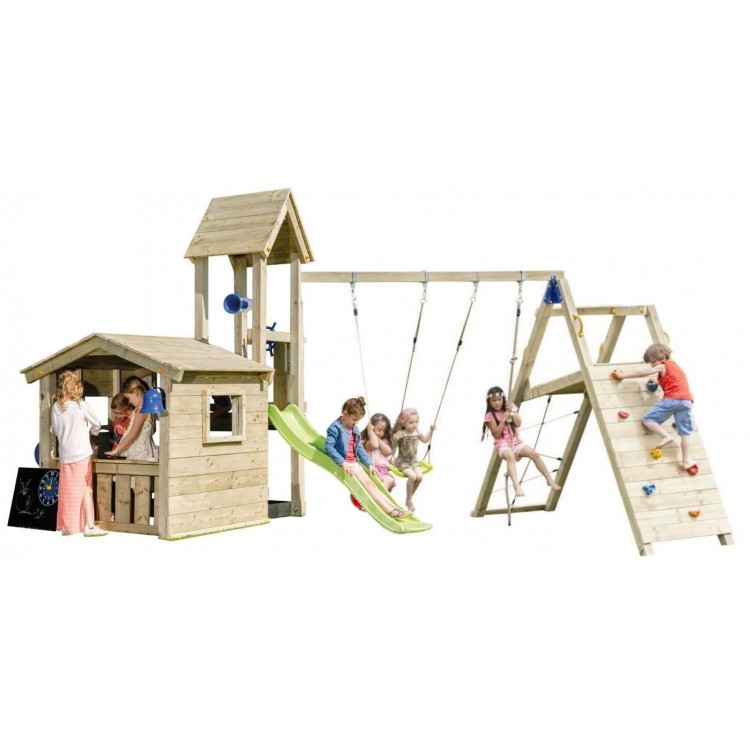 Parque infantil LOOK-OUT M con columpio individual
