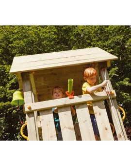 Parque infantil KIOSK L con columpio individual