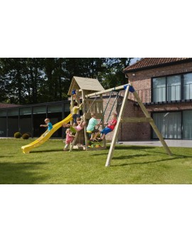 Parque infantil BELVEDERE XL con columpio individual