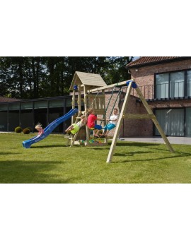 Parque infantil BELVEDERE XL con columpio individual