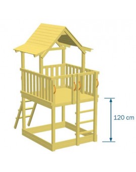 copy of Parque infantil PAGODA L con columpio individual