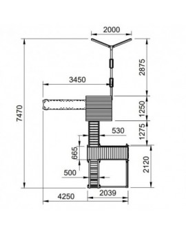 Parque infantil NIAGARA XL con columpio doble