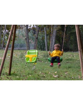Altalena doble MASGAMES KIBO con sedile per bambini