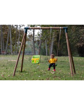 Altalena doble MASGAMES KIBO con sedile per bambini