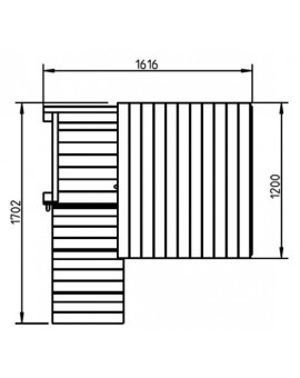 Parco di Gioco MINI CASCADE con altalena doppia