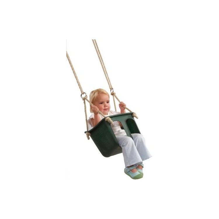 Seggiolino per bambini con corde Verde