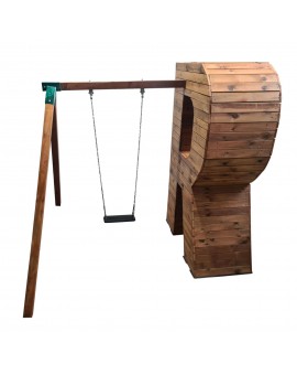 ALPHAPLAY Lettere giganti con scivolo o altalena