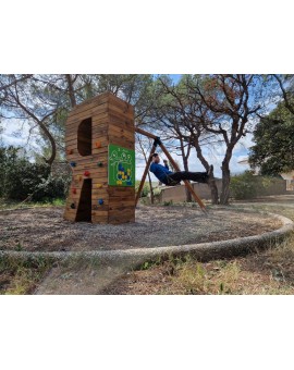 ALPHAPLAY Lettere giganti con scivolo o altalena