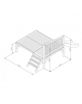 Casinha Elevada MASGAMES FLAM