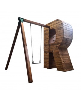 Letras Gigantes ALPHAPLAY com escorregador ou balanço